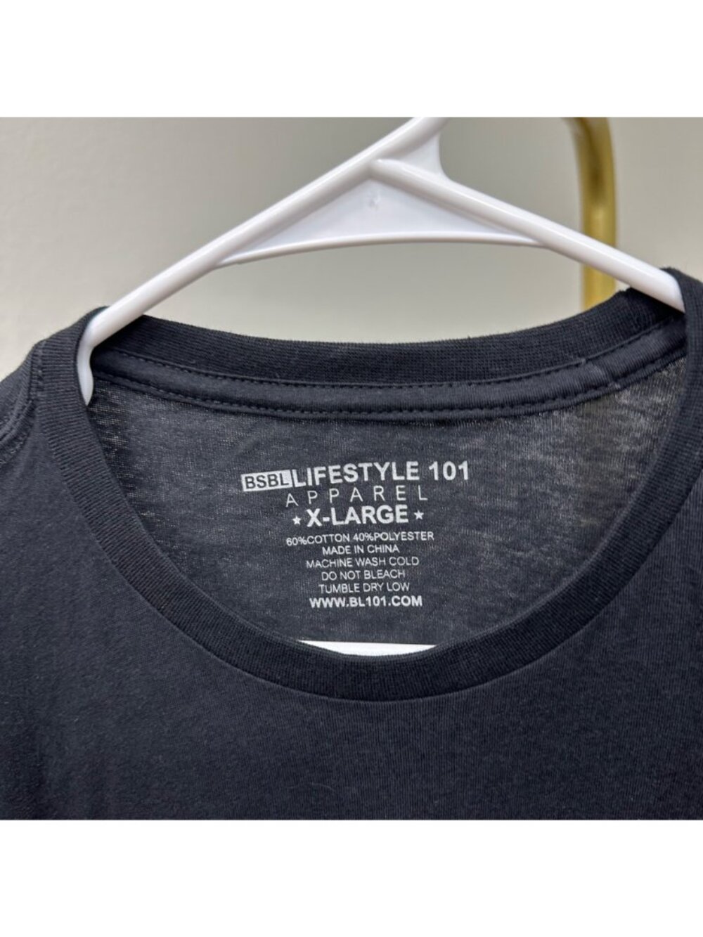 Baseball Lifestyle 101 Filthy Black Short Sleeve Graphic T Shirt Mens XL NEW - Picture 2 of 6